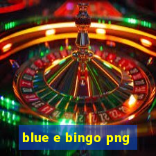 blue e bingo png